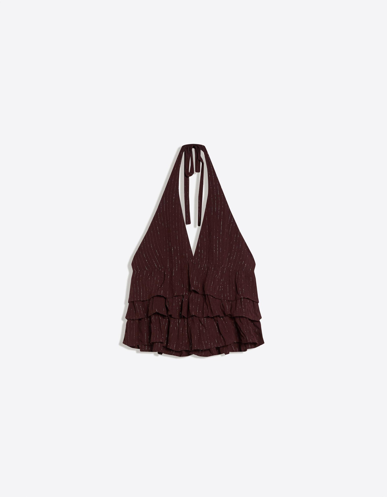 Ruffle Halter Top